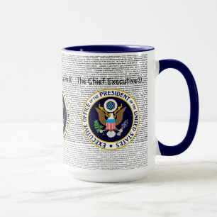 Caneca Chefe do Executivo US Presidente Mug