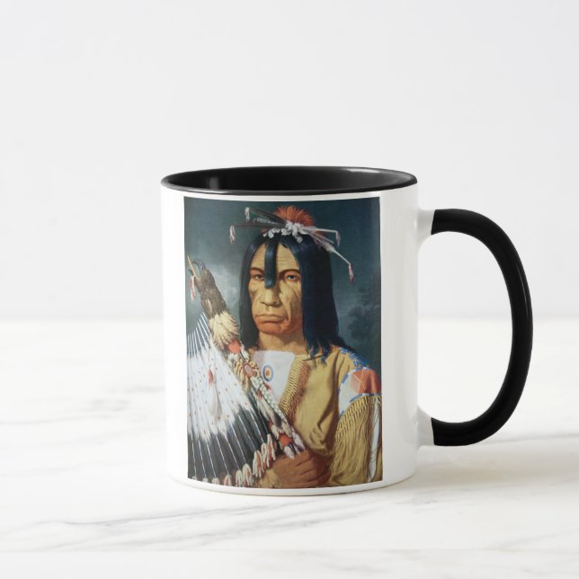 Caneca Chefe do nativo americano das pessoas do Cree de (Direita)