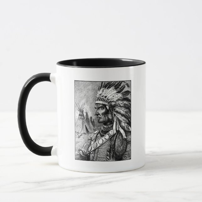 Caneca Chefe Indiano Americano (Esquerda)