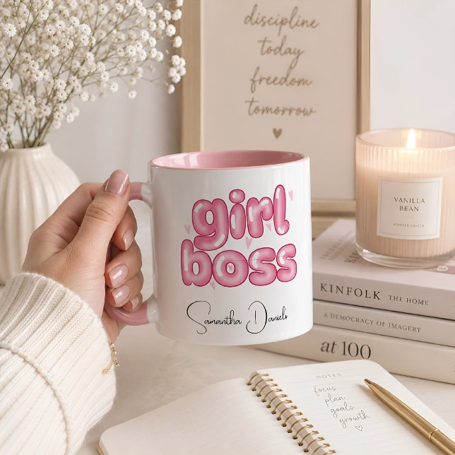 Caneca Chefe menina personalizada (Criador carregado)