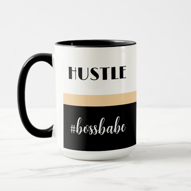 Caneca Chefe Personalizado Mínimo de Chefe Babe (Esquerda)