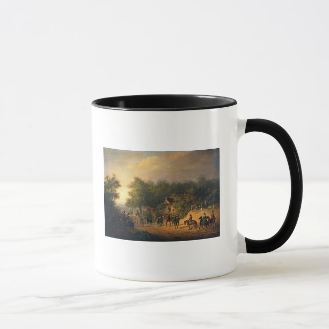 Caneca Chegada de Nicholas i do Tsar no acampamento (Direita)