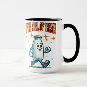 Caneca Cheio bolsa de Tratamentos - Cachorro Engraçado Ca