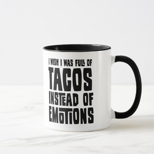 Caneca Cheio dos Tacos (Direita)
