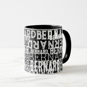 Caneca Cheio Preto De Mug De Nomes Brancos