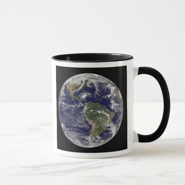 Caneca Cheio Terra mostrando o furacão Paloma (Direita)