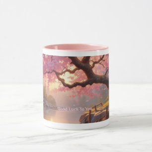 Caneca Cherry Blossom Boa Sorte