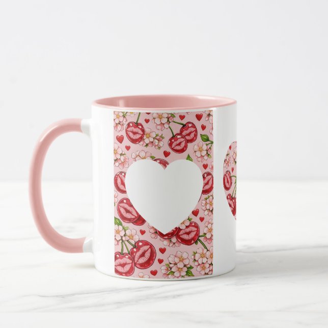 Caneca Cherry Kiss Heart (Esquerda)