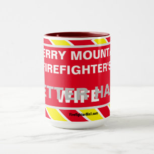 CANECA CHERRY MOUNTAI FIREFIGHTER É MELHOR MEIO-ESPOSA MU