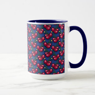 Caneca Cherry Pattern