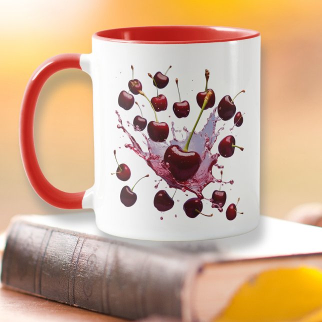 Caneca Cherry Splash (Criador carregado)
