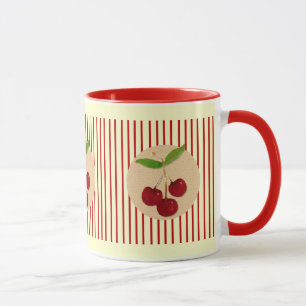 Caneca Cherry Stripe Mug