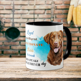 Caneca Chesapeake Bay Retriever Dog Amigo Leal