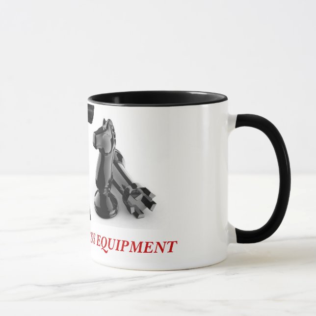 Caneca chess__knight_rook, EQUIPAMENTO CENTRAL da XADREZ (Direita)
