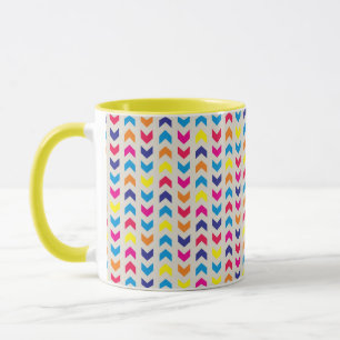 Caneca Chevron asteca colorido