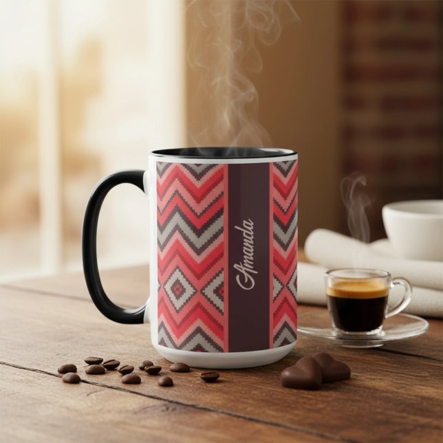 Caneca Chevron Quente (Criador carregado)