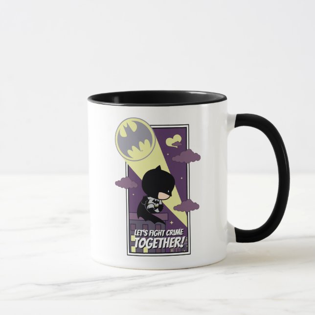 Caneca Chibi Batman - Combate ao Crime de Vamos (Direita)