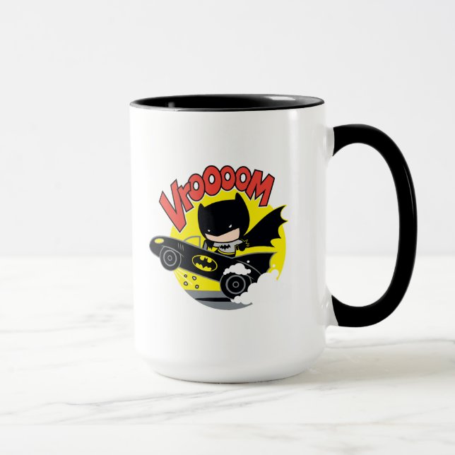 Caneca Chibi Batman No Batmobile (Direita)