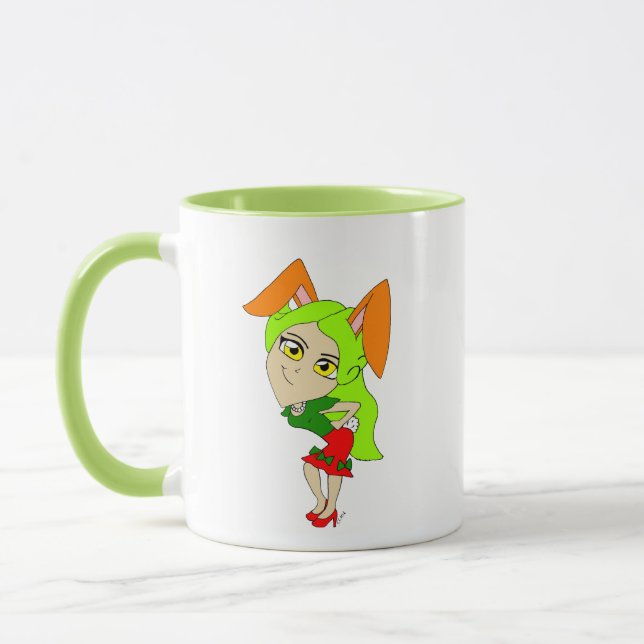 caneca chibi bunnygirl (Esquerda)