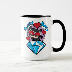 Caneca Chibi CatWomen Sentada Em Alto Diamante