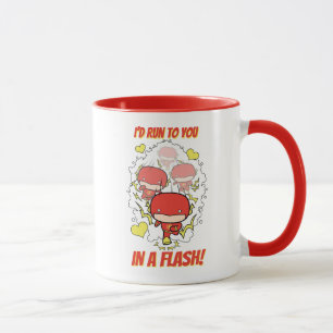 Caneca Chibi Flash - Eu correria para você em um Namorado