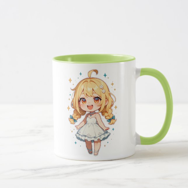 Caneca Chibi Girl Dress (Direita)