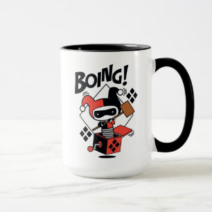 Caneca Chibi Harley-Quinn-In-A-Box Com Martelo