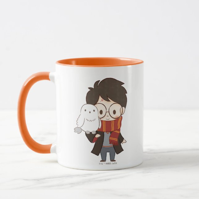 Caneca Chibi HARRY POTTER™ & Hedwig (Esquerda)