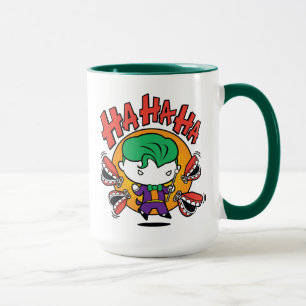 Caneca Chibi Joker Com Dentes De Brinquedo