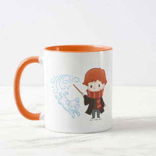 Caneca Chibi Ron Weasley Patronus