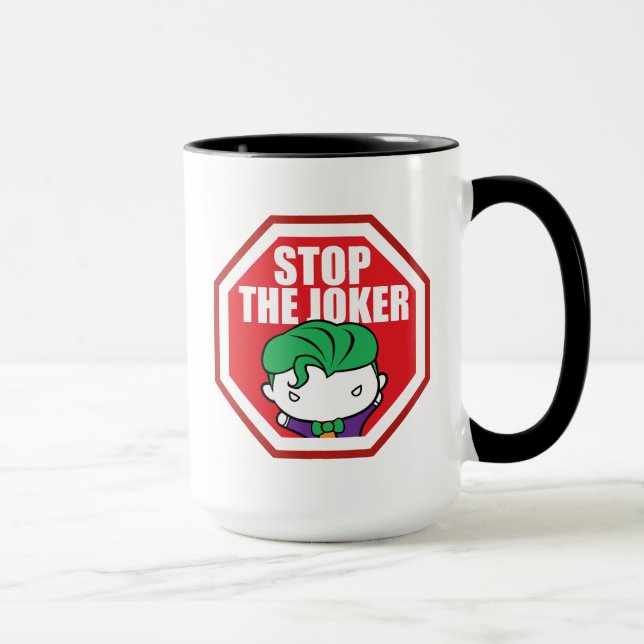 Caneca Chibi - Sinal "Stop The Joker" (Direita)