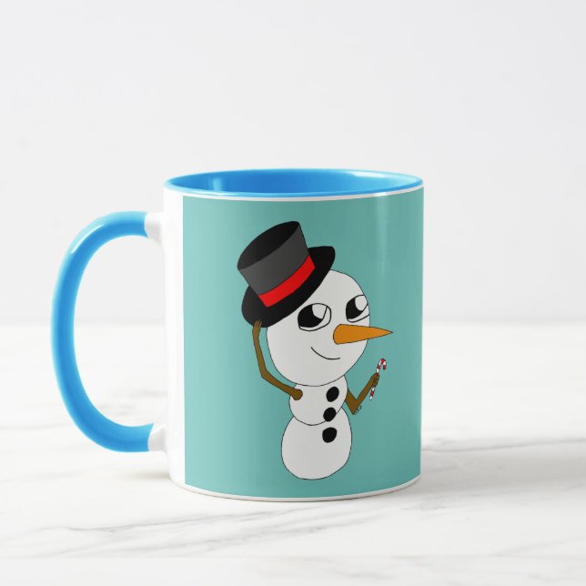 Caneca chibi smowman (Esquerda)