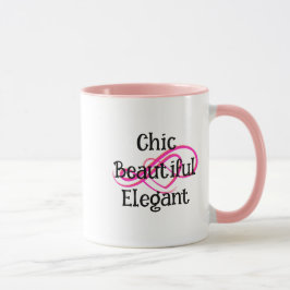 Caneca Chic, Beautiful, Elegant Mug