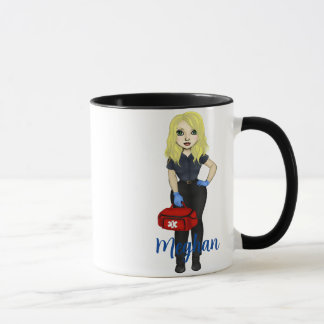 Caneca Chic Blone Coffee Personalizada "Combustível EMT"