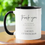 Caneca Chic Moderno Simples Obrigado<br><div class="desc">Design é composto por tipografia quic moderna com sans serif e serif font.</div>