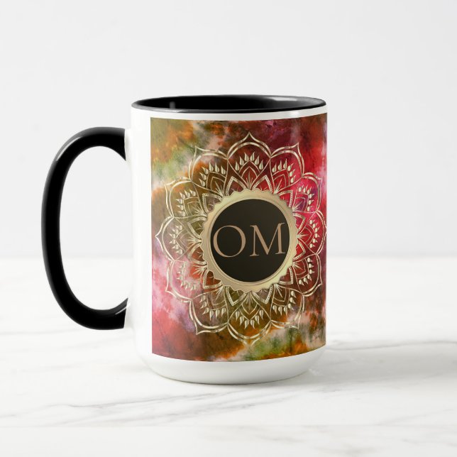 Caneca Chic Tie Dye OM Mandala (Esquerda)