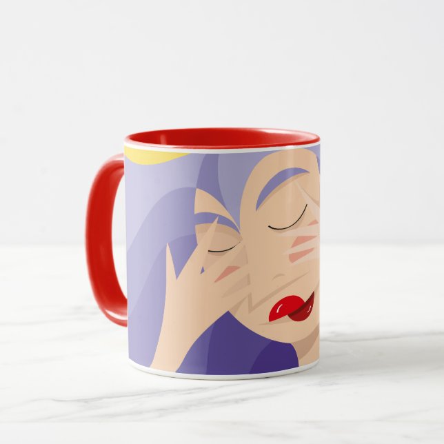 Caneca Chica tímida (Frente Esquerda)
