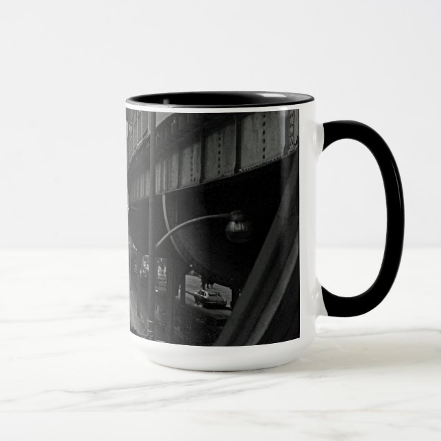 Caneca Chicago Blackhawk restaurante 1960 Foto Original (Direita)