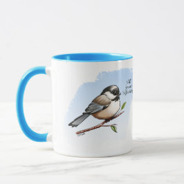 Caneca CHICKADEE BUFFALO WINGS por Jeff Willis Art