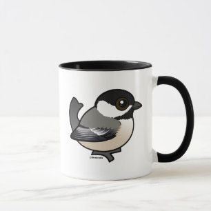 Caneca Chickadee Preto-tampado