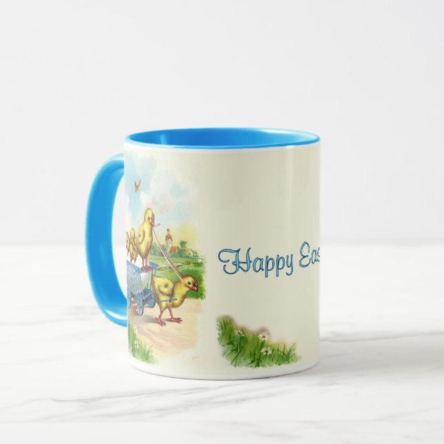 Caneca Chicky Wagon Páscoa Coffee Mug (Frente Esquerda)