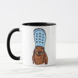 Caneca Chihuahua Funny Dog Meme Wearing Crock Mug