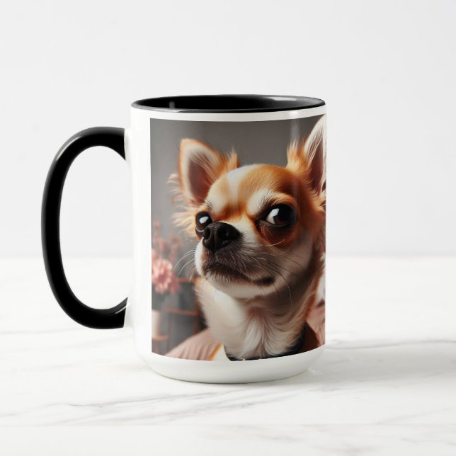 Caneca Chihuahua ‘Pessoas-não-fã’ Coffee Mug (Esquerda)