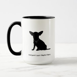 Caneca Chihuahua Yin Yang Coffee Mug personalizável