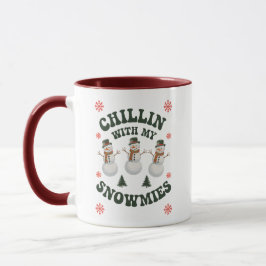 Caneca Chillin com as minhas neve