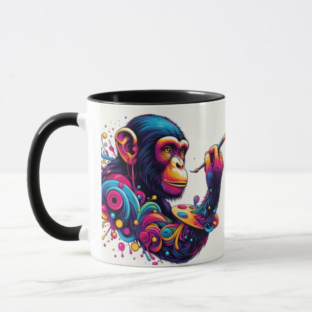 Caneca Chimpanzé Café Mug (Esquerda)