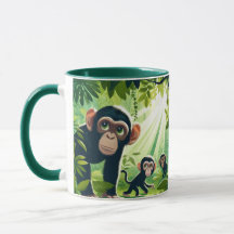 Chimpanzé Café Mug