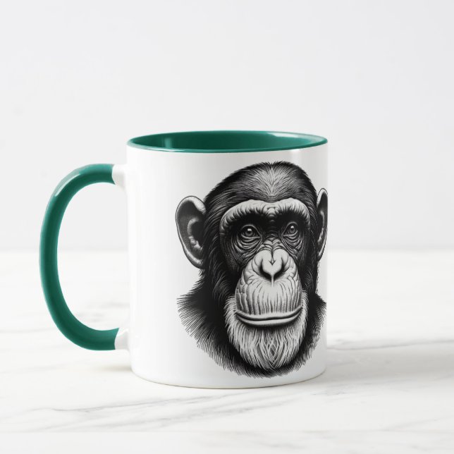 Caneca Chimpanzé Café Mug (Esquerda)