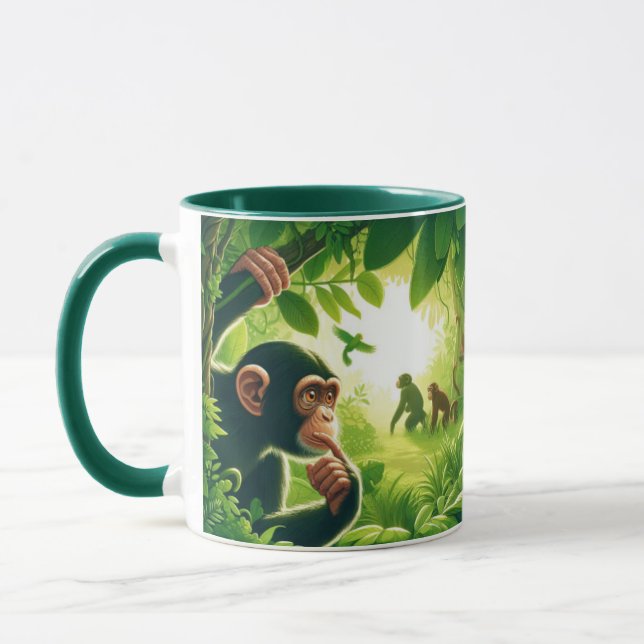 Caneca Chimpanzé Café Mug (Esquerda)
