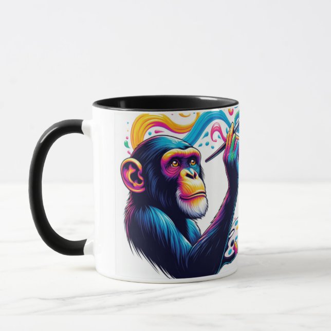 Caneca Chimpanzé Café Mug (Esquerda)